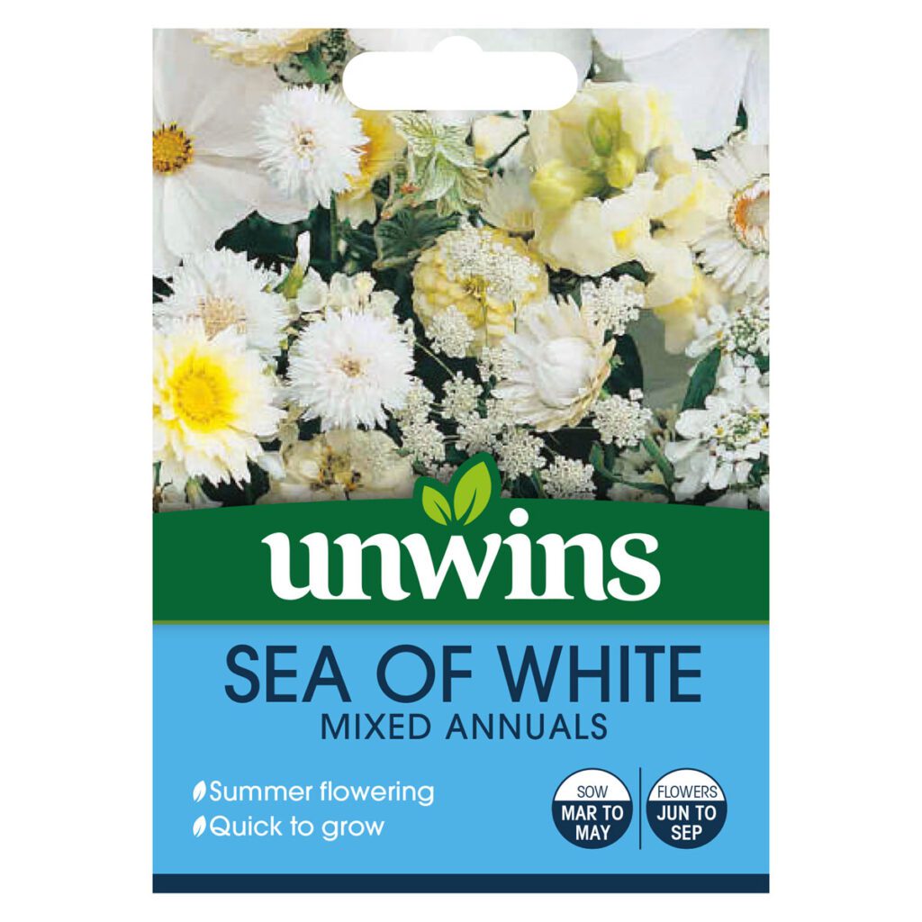 Unwins Mixed Sea Of White Annuals Seeds 5051618012744 2